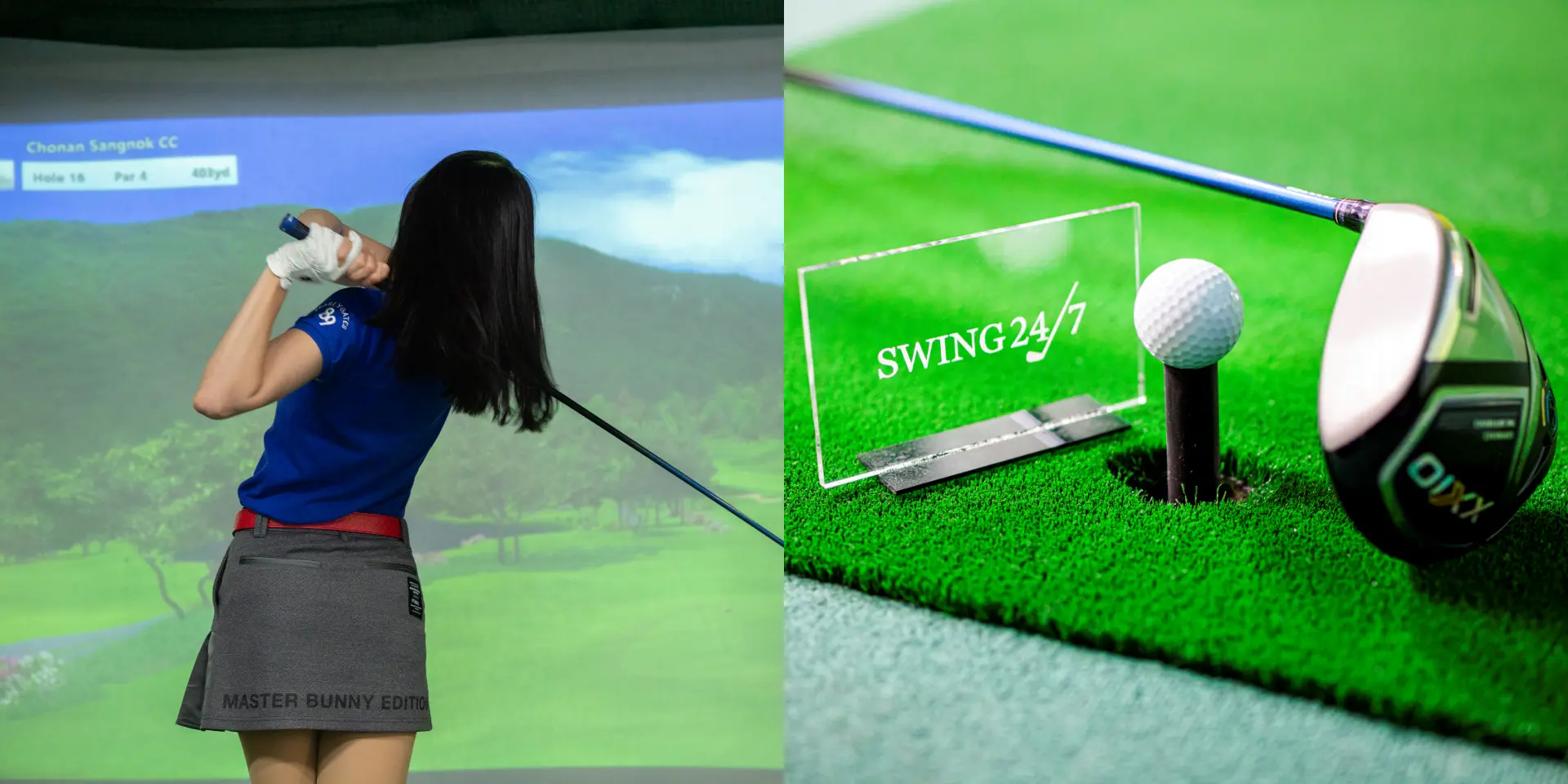 室内ゴルフ練習場SWING24/7交野店